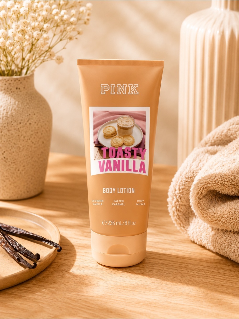 Victoria’s Secret PINK Toasty Vanilla Body Lotion 8 oz NEW